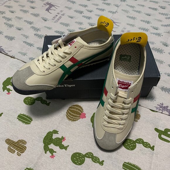 Onitsuka Tiger DL408-1684 MEXICO 66 Mexico 66 Olive Sports Casual Shoes